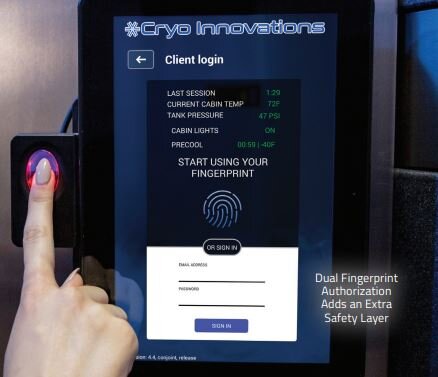 The XR is the only chamber with fingerprint authorization.