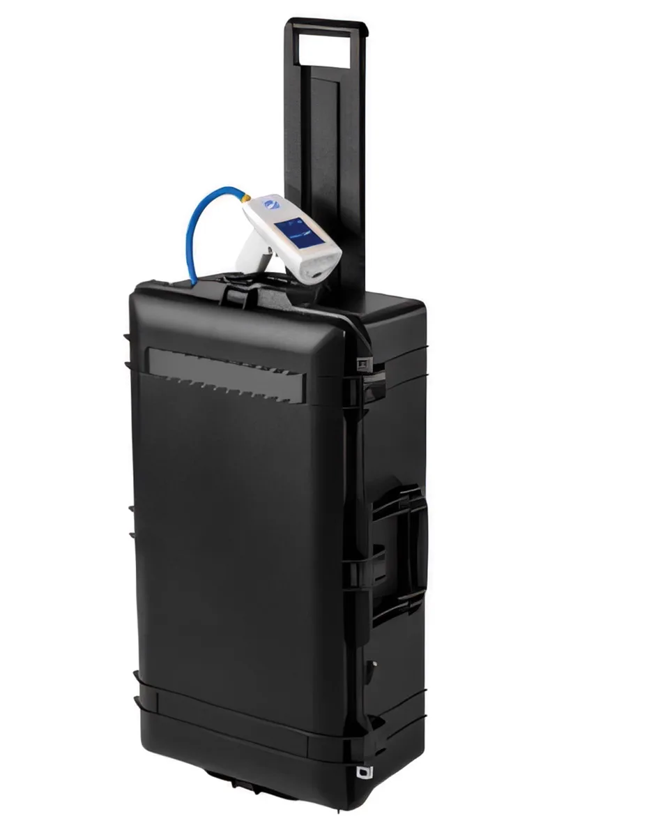 XR ISO packed in its portable carrying case
