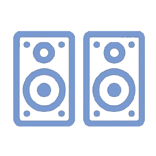 Stereo speaker detail on the XR Cryo Kiosk